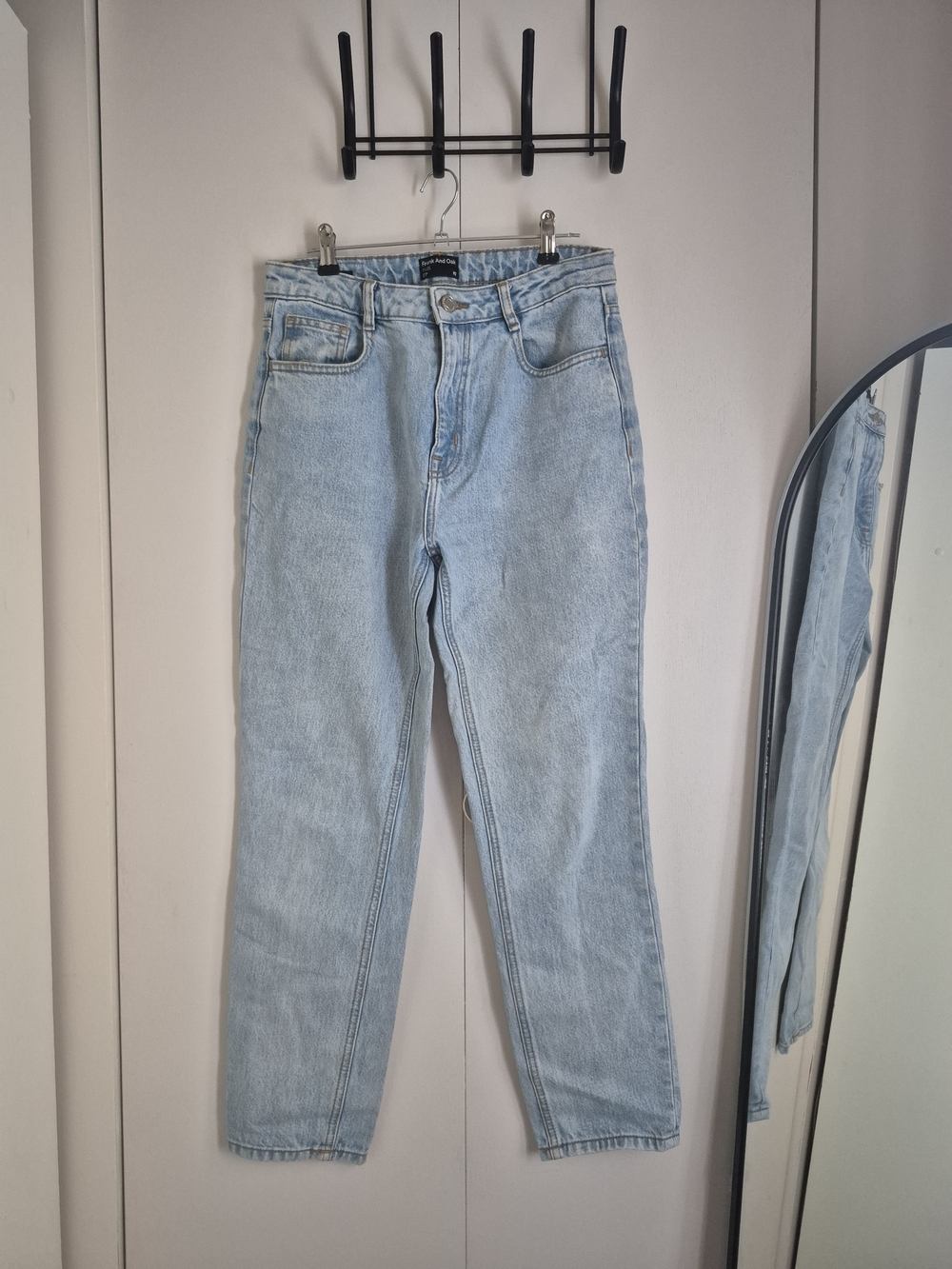 Frank & Oak Light Blue High-Rise Stevie Jeans